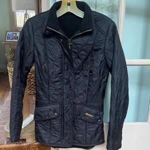 Barbour Women's black Quilted Utility Jacket